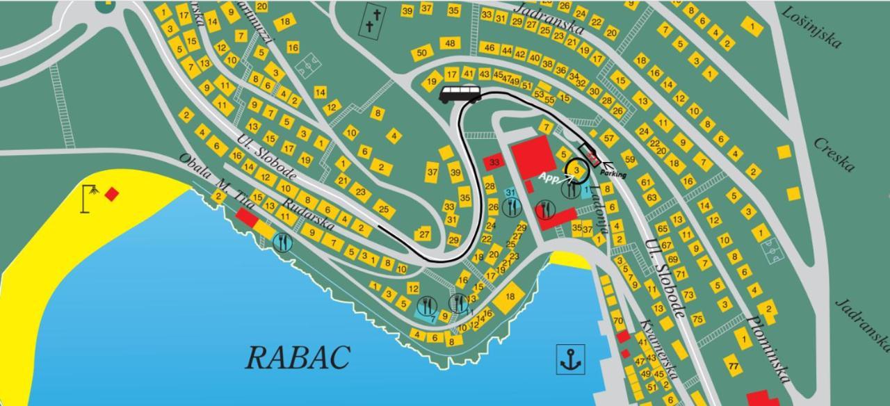 Apartman Mea Rabac Bagian luar foto